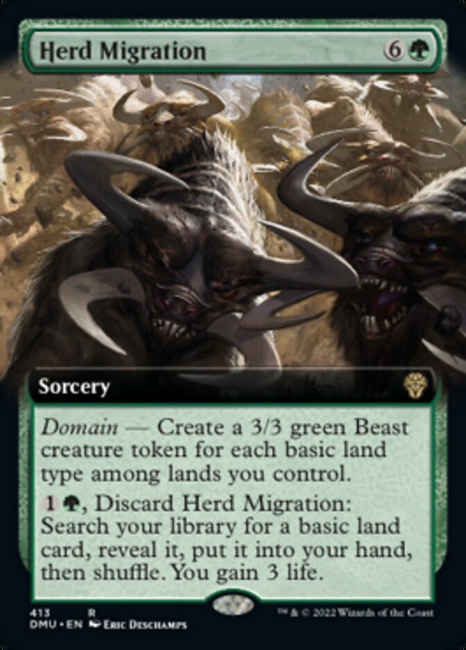 Herd Migration (Extended Art) [Dominaria United] | Rock City Comics