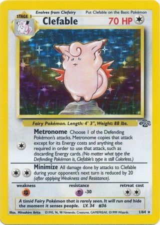 Clefable (1/64) [Jungle Unlimited] | Rock City Comics