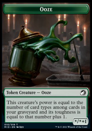 Clue // Ooze Double-sided Token [Innistrad: Midnight Hunt Tokens] | Rock City Comics