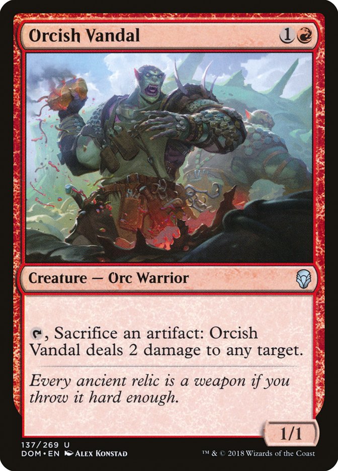 Orcish Vandal [Dominaria] | Rock City Comics