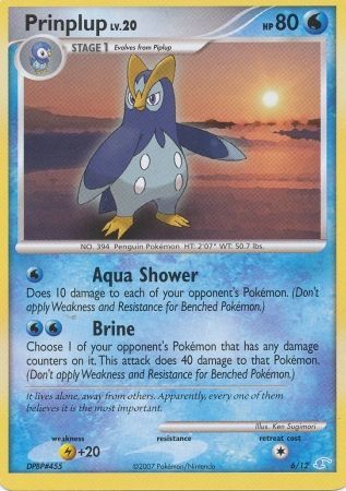 Prinplup (6/12) [Diamond & Pearl: Trainer Kit - Manaphy] | Rock City Comics