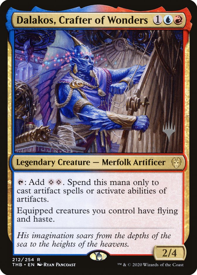 Dalakos, Crafter of Wonders (Promo Pack) [Theros Beyond Death Promos] | Rock City Comics