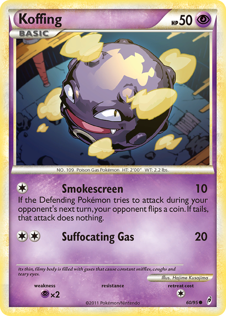 Koffing (60/95) [HeartGold & SoulSilver: Call of Legends] | Rock City Comics