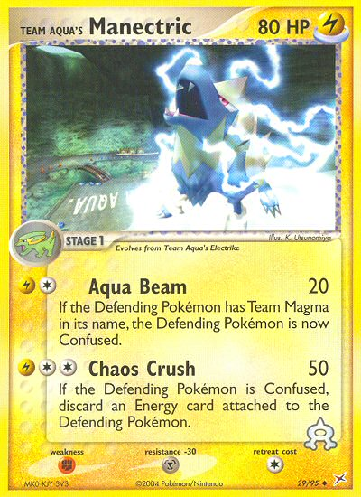 Team Aqua's Manectric (29/95) [EX: Team Magma vs Team Aqua] | Rock City Comics