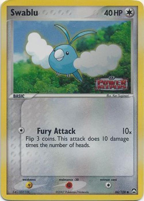 Swablu (66/108) (Stamped) [EX: Power Keepers] | Rock City Comics