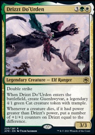 Drizzt Do'Urden (Promo Pack) [Dungeons & Dragons: Adventures in the Forgotten Realms Promos] | Rock City Comics