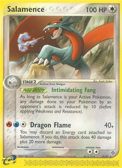 Salamence (19/97) [EX: Dragon] | Rock City Comics