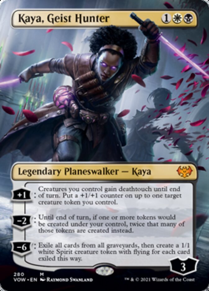 Kaya, Geist Hunter (Borderless) [Innistrad: Crimson Vow] | Rock City Comics