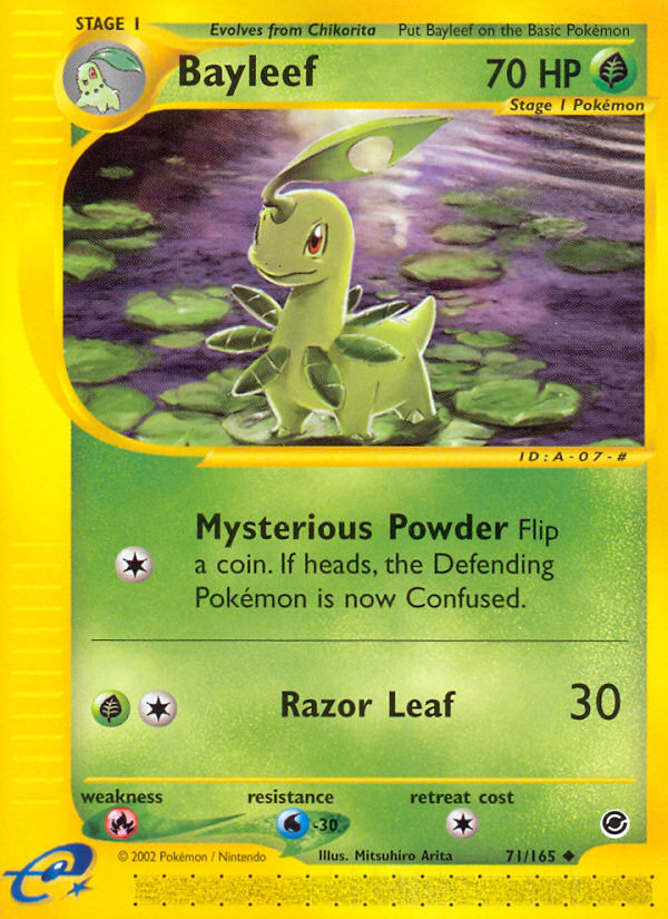 Bayleef (71/165) [Expedition: Base Set] | Rock City Comics