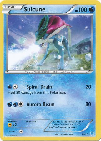 Suicune (14/30) [XY: Trainer Kit 3 - Suicune] | Rock City Comics