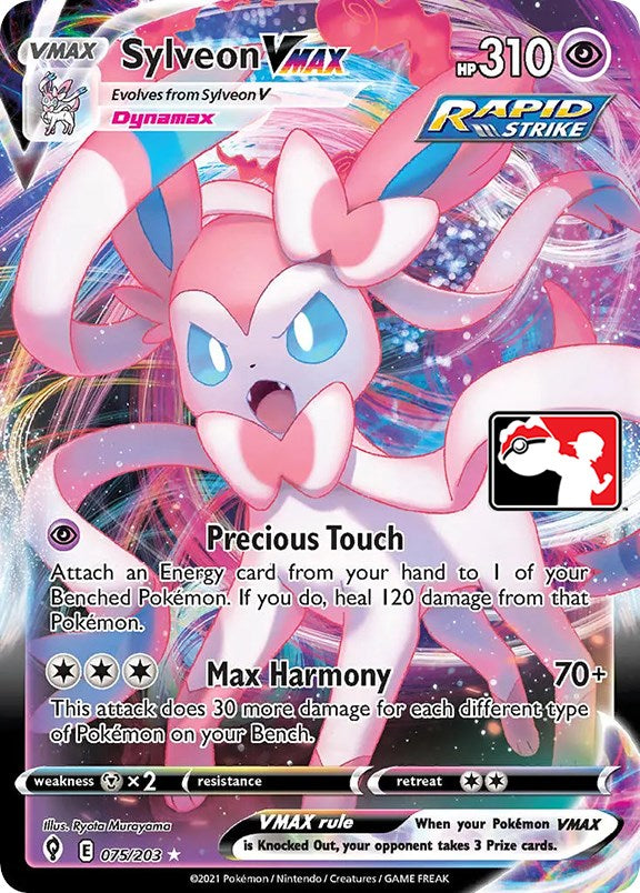 Sylveon VMAX (075/203) [Prize Pack Series One] | Rock City Comics