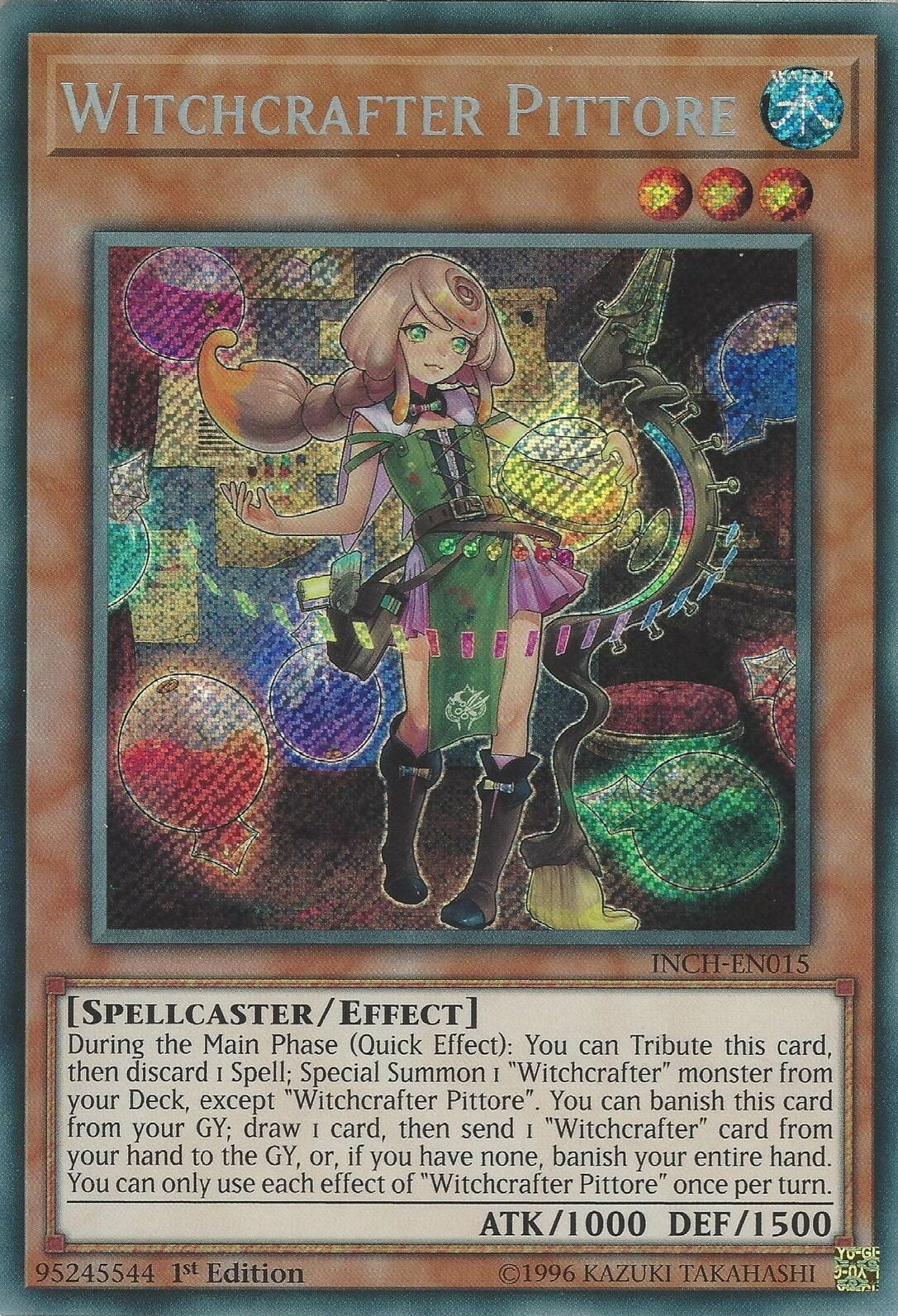 Witchcrafter Pittore [INCH-EN015] Secret Rare | Rock City Comics