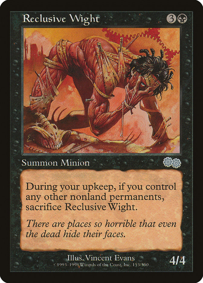 Reclusive Wight [Urza's Saga] | Rock City Comics