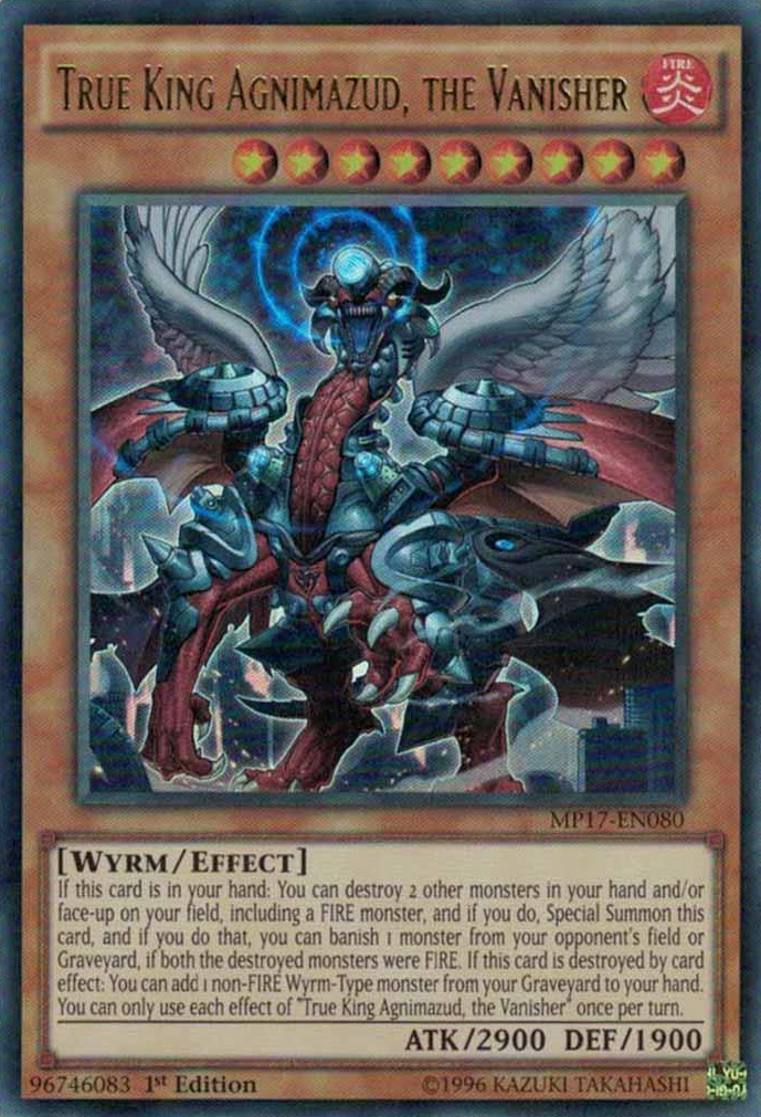 True King Agnimazud, the Vanisher [MP17-EN080] Ultra Rare | Rock City Comics