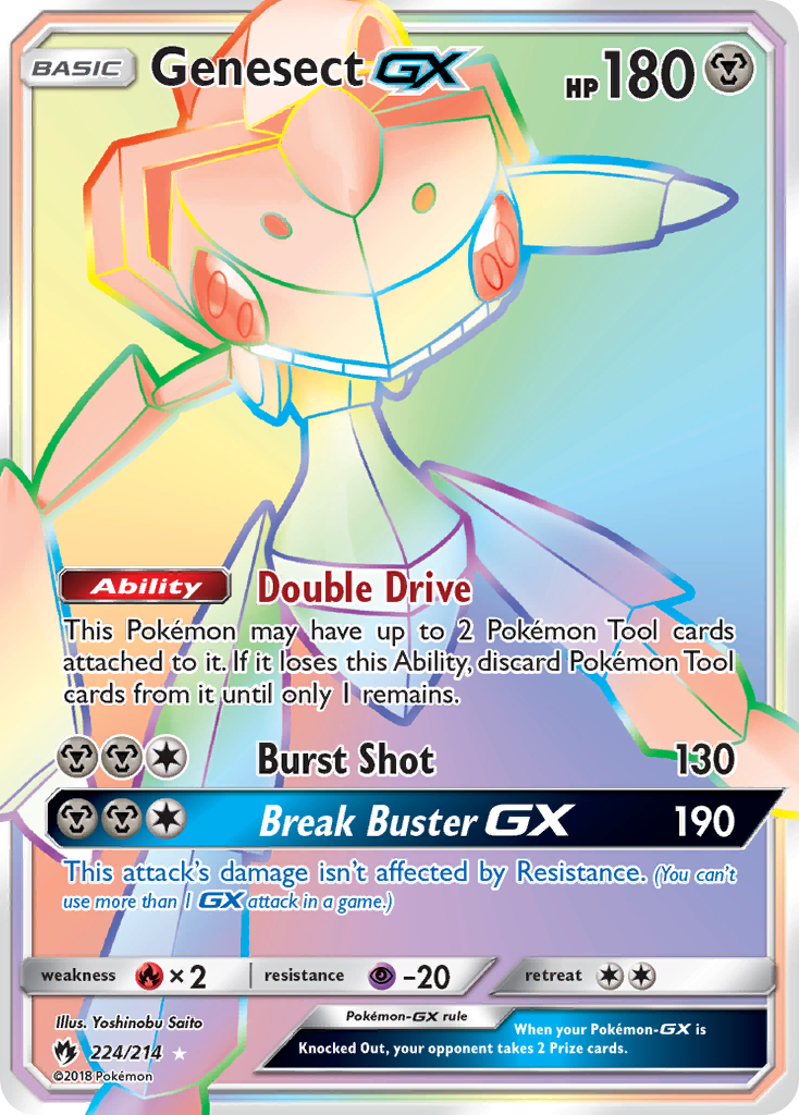 Genesect GX (224/214) [Sun & Moon: Lost Thunder] | Rock City Comics