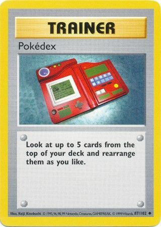 Pokedex (87/102) [Base Set Shadowless Unlimited] | Rock City Comics