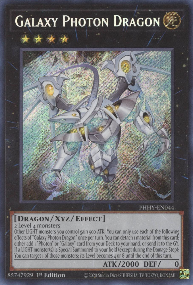 Galaxy Photon Dragon [PHHY-EN044] Secret Rare | Rock City Comics