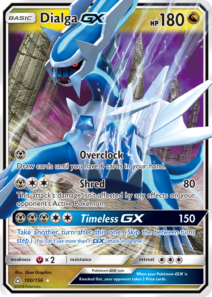 Dialga GX (100/156) [Sun & Moon: Ultra Prism] | Rock City Comics