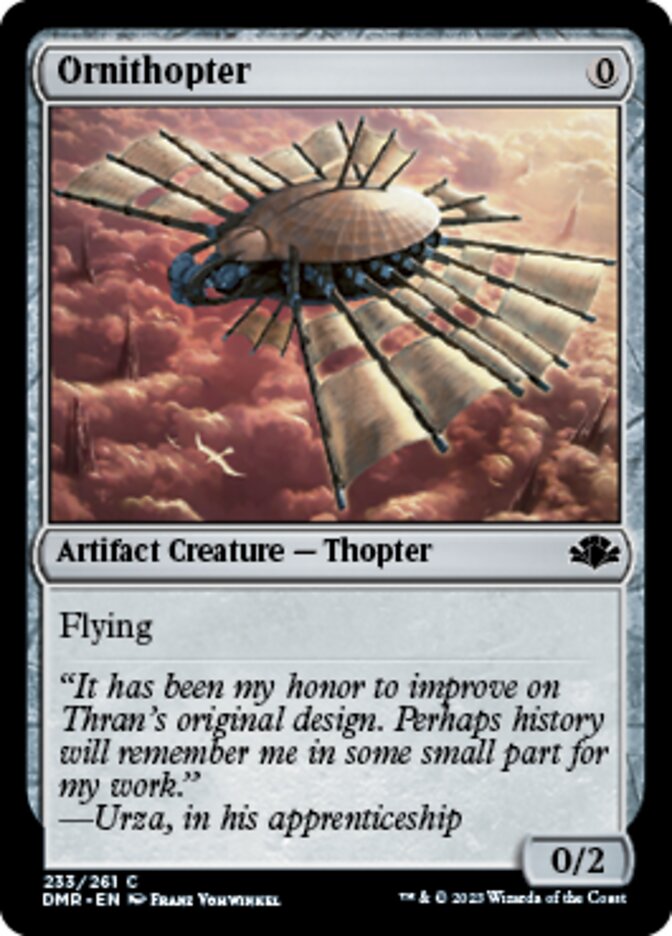 Ornithopter [Dominaria Remastered] | Rock City Comics