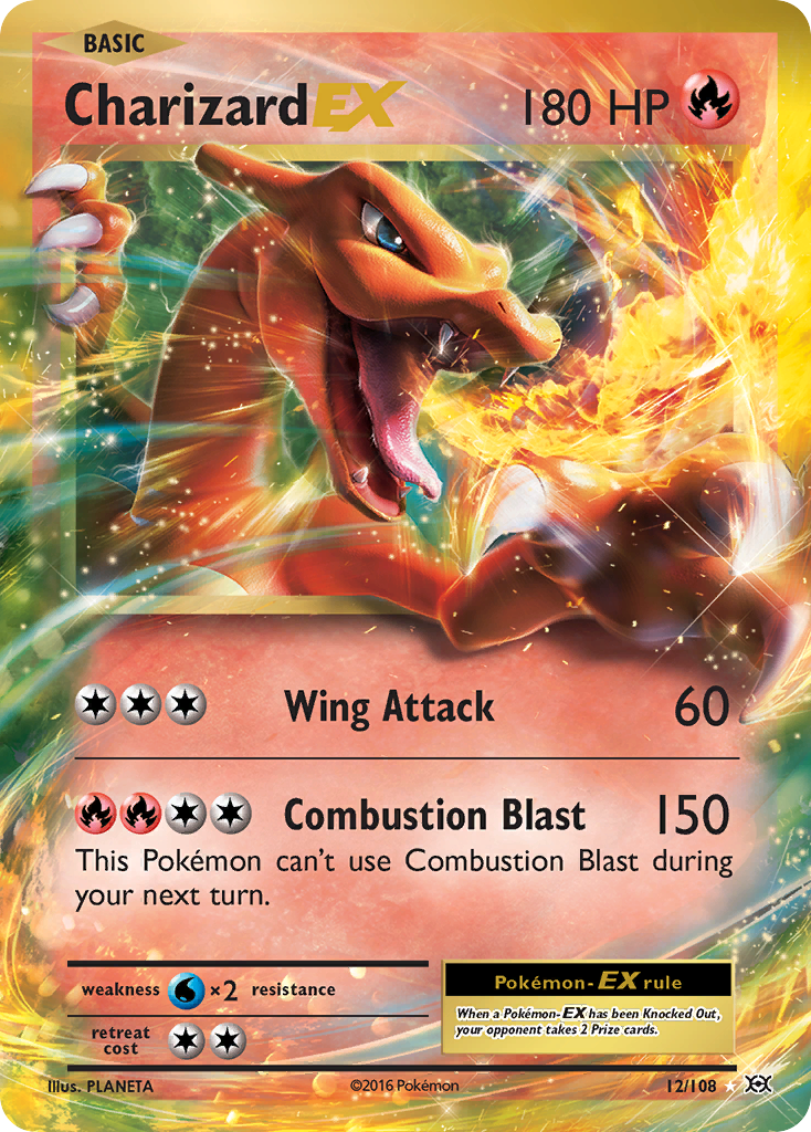 Charizard EX (12/108) [XY: Evolutions] | Rock City Comics