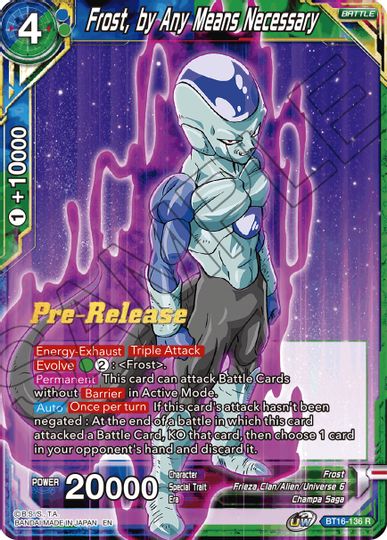 Frost, by Any Means Necessary (BT16-136) [Realm of the Gods Prerelease Promos] | Rock City Comics