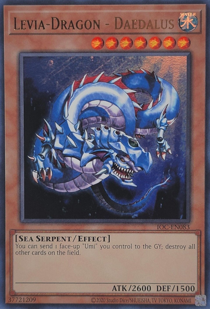 Levia-Dragon - Daedalus (25th Anniversary) [IOC-EN083] Ultra Rare | Rock City Comics