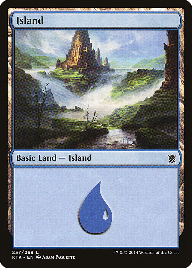 Island (257) [Khans of Tarkir] | Rock City Comics