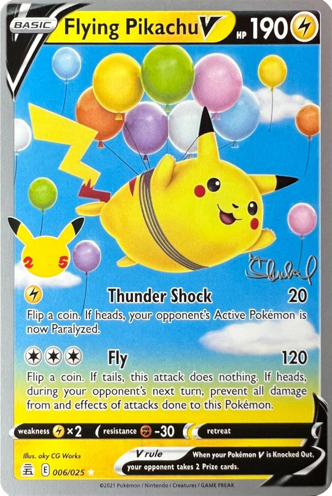 Flying Pikachu V (006/025) (ADP - Ondrej Skubal) [World Championships 2022] | Rock City Comics