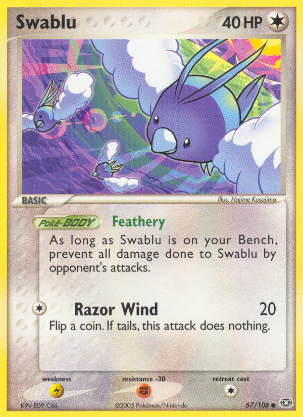 Swablu (67/106) [EX: Emerald] | Rock City Comics