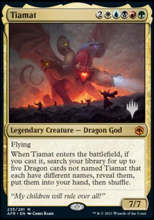 Tiamat (Promo Pack) [Dungeons & Dragons: Adventures in the Forgotten Realms Promos] | Rock City Comics