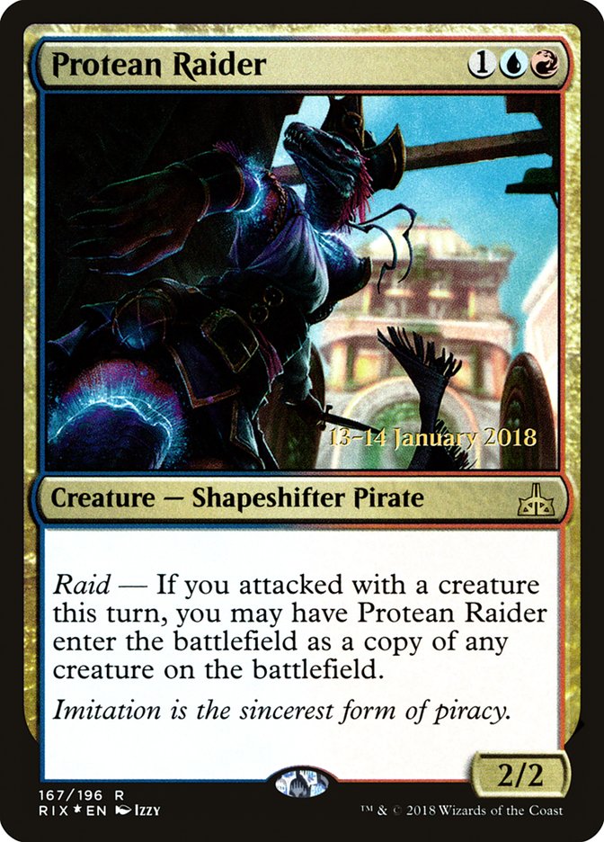 Protean Raider [Rivals of Ixalan Prerelease Promos] | Rock City Comics