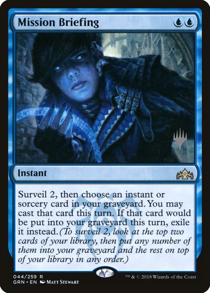 Mission Briefing (Promo Pack) [Guilds of Ravnica Promos] | Rock City Comics