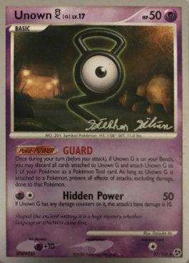 Unown G LV.17 (57/106) (Luxdrill - Stephen Silvestro) [World Championships 2009] | Rock City Comics