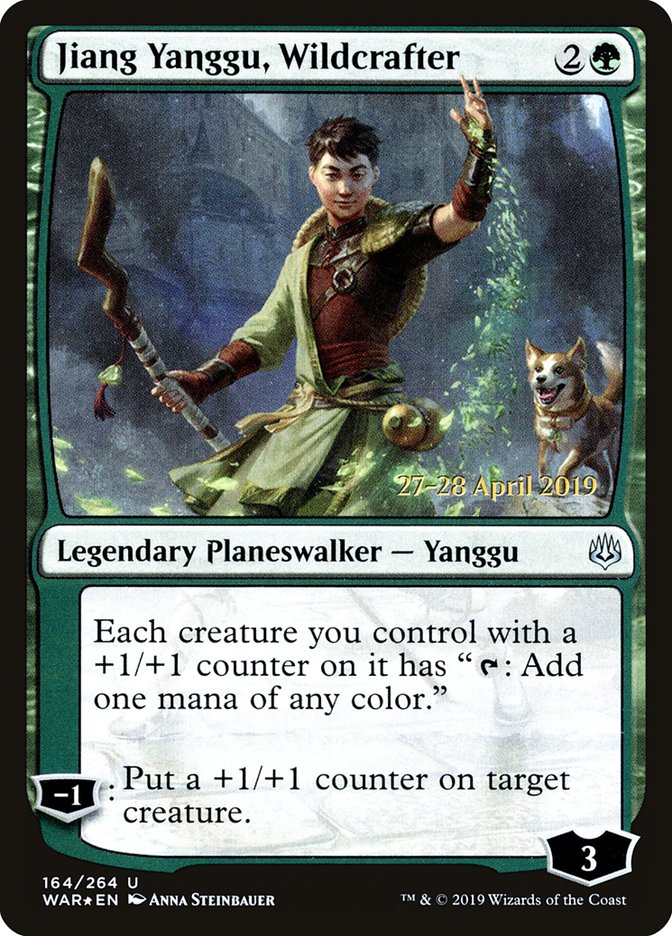 Jiang Yanggu, Wildcrafter  [War of the Spark Prerelease Promos] | Rock City Comics