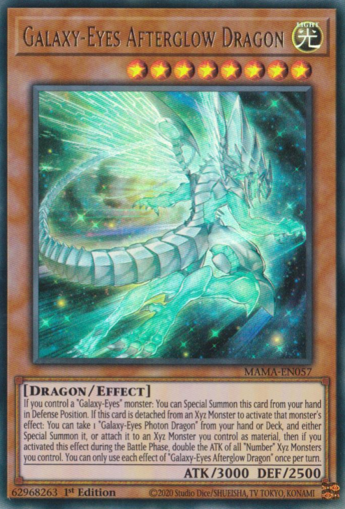 Galaxy-Eyes Afterglow Dragon [MAMA-EN057] Ultra Rare | Rock City Comics