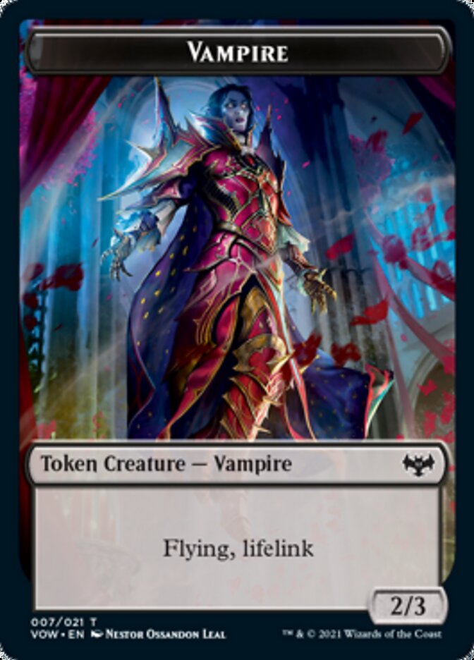 Vampire Token (007) [Innistrad: Crimson Vow Tokens] | Rock City Comics