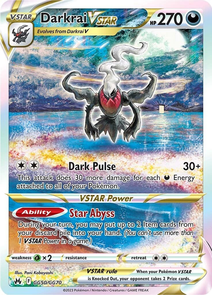 Darkrai VSTAR (GG50/GG70) [Sword & Shield: Crown Zenith] | Rock City Comics