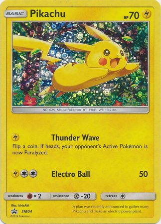 Pikachu (SM04) (General Mills Promo) [Sun & Moon: Black Star Promos] | Rock City Comics