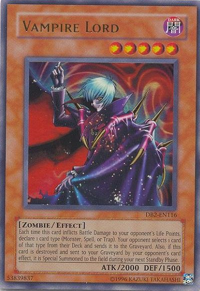 Vampire Lord [DB2-EN116] Ultra Rare | Rock City Comics