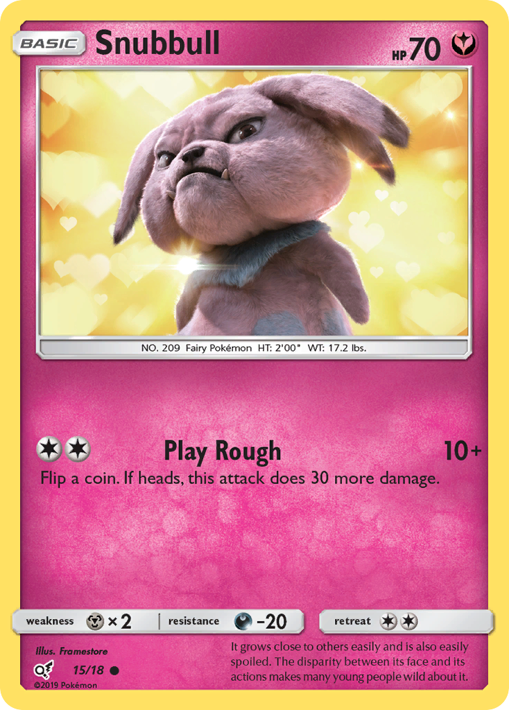 Snubbull (15/18) [Sun & Moon: Detective Pikachu] | Rock City Comics