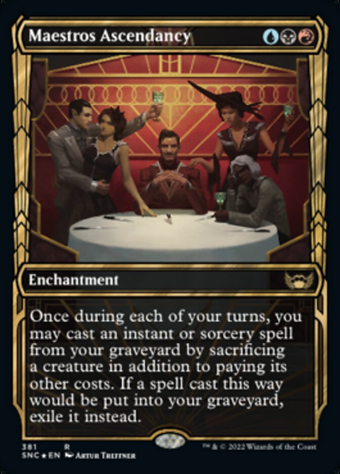 Maestros Ascendancy (Showcase Golden Age Gilded Foil) [Streets of New Capenna] | Rock City Comics