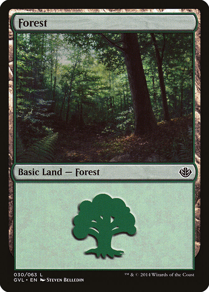 Forest (30) (Garruk vs. Liliana) [Duel Decks Anthology] | Rock City Comics