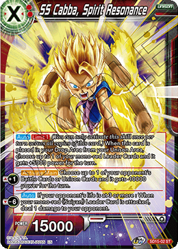 SS Cabba, Spirit Resonance (Starter Deck - Pride of the Saiyans) (SD15-02) [Cross Spirits] | Rock City Comics