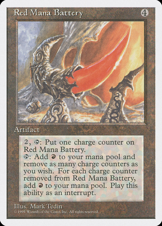 Red Mana Battery [Fourth Edition] | Rock City Comics