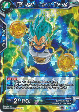 SSB Vegeta, Universe 7 United (DB1-024) [Dragon Brawl] | Rock City Comics