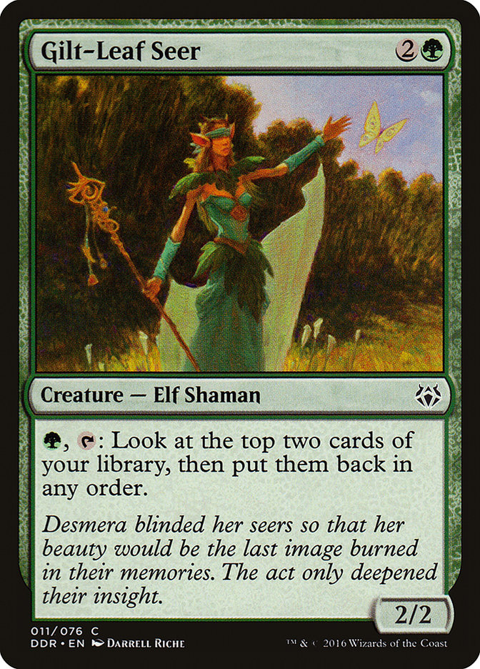 Gilt-Leaf Seer [Duel Decks: Nissa vs. Ob Nixilis] | Rock City Comics