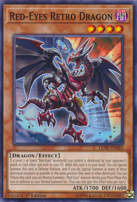 Red-Eyes Retro Dragon [LEDU-EN005] Common | Rock City Comics