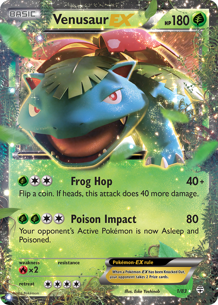 Venusaur EX (1/83) [XY: Generations] | Rock City Comics