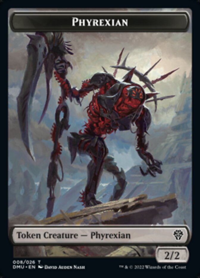 Phyrexian Token [Dominaria United Tokens] | Rock City Comics