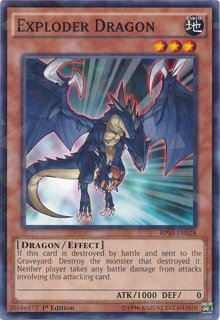 Exploder Dragon [BP03-EN028] Shatterfoil Rare | Rock City Comics